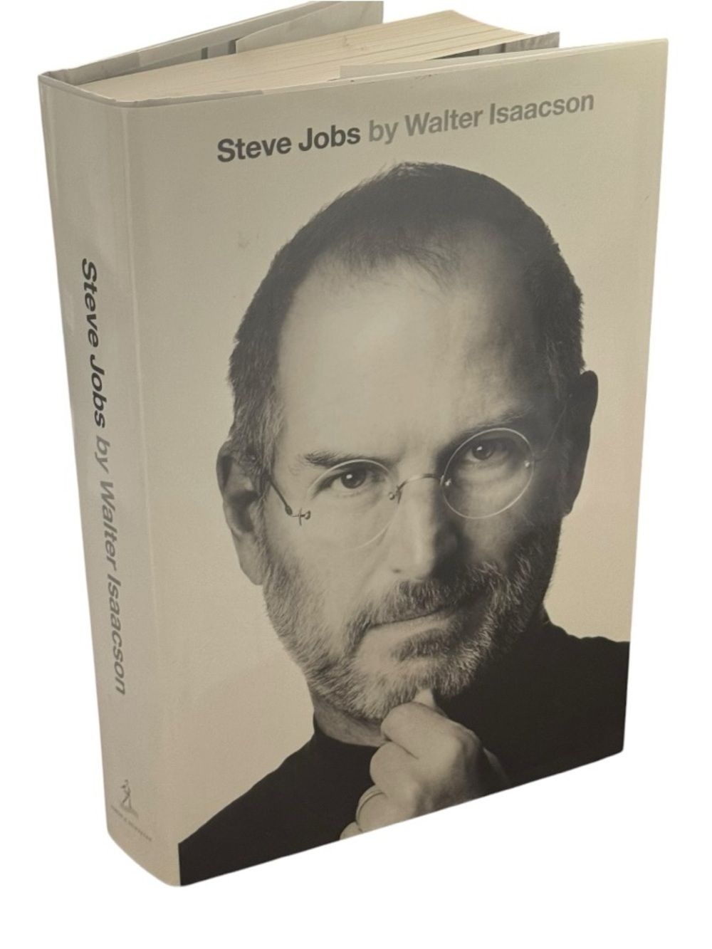 Steve Jobs by Walter Isaacson - White Hardcover Biography used in good condition